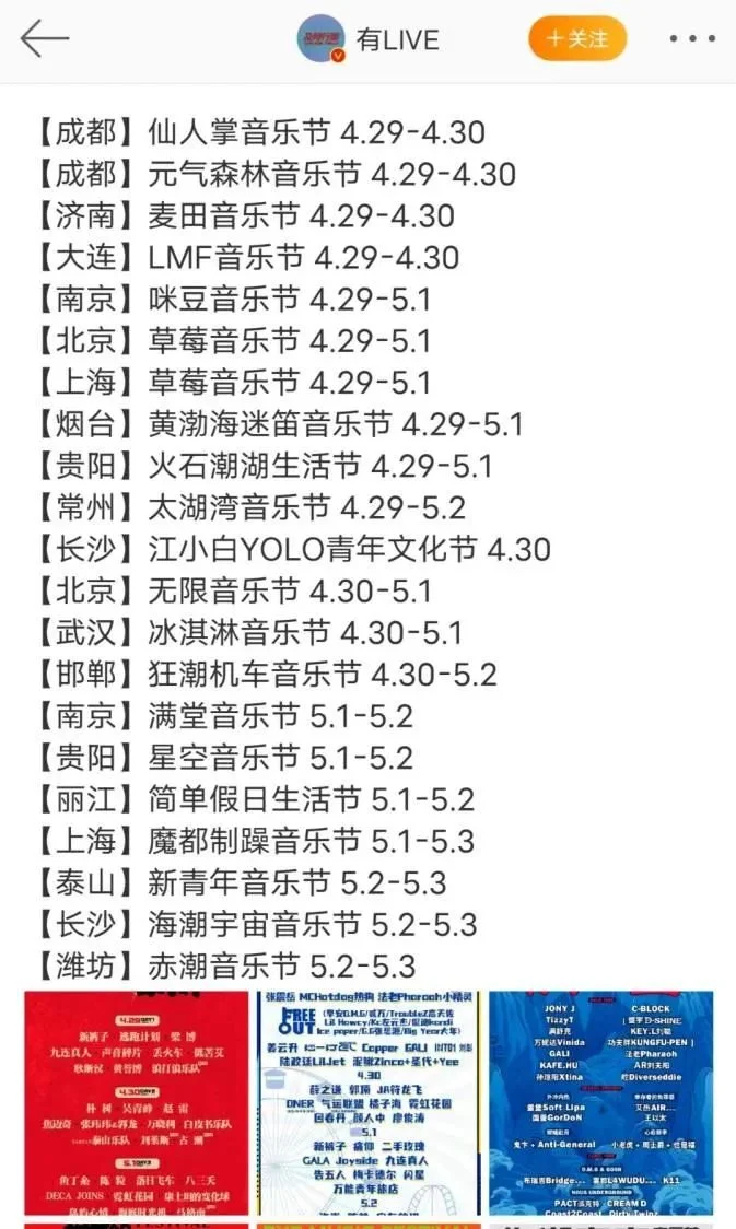 3天收割近2000万！音乐节扎堆背后，藏着这么多投资大佬封面图