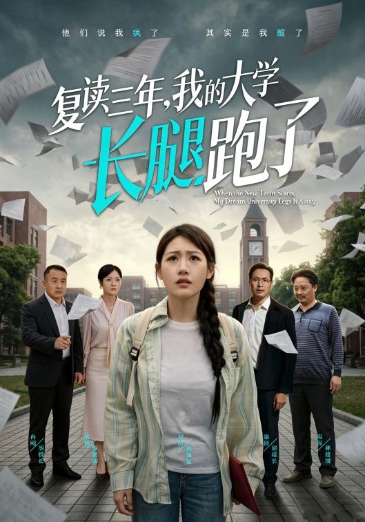 复读三年，我的大学长腿跑了